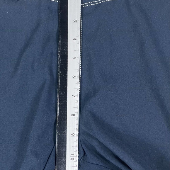 Nike Golf Womens 4 Bermuda Shorts Blue Lightweight Stretch Pocket Snap Closure - Picture 7 of 14